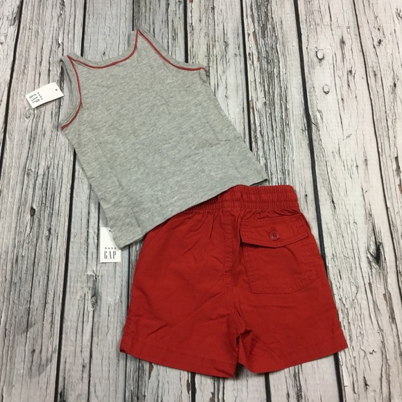 Gap Boys 12-18 Month Popsicle Should & Red Shorts - Picture 4 of 5